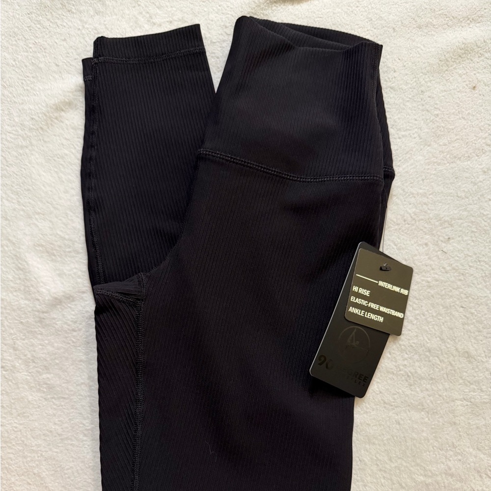 90 Degree By Reflex Black Leggings